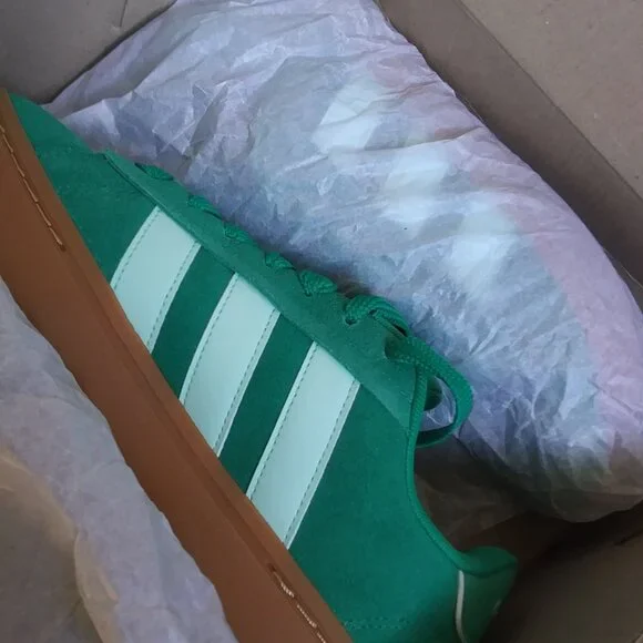 New adidas Grand Court Alpha Court Green Clear Mint Gum Fat Tongue Fat Laces8